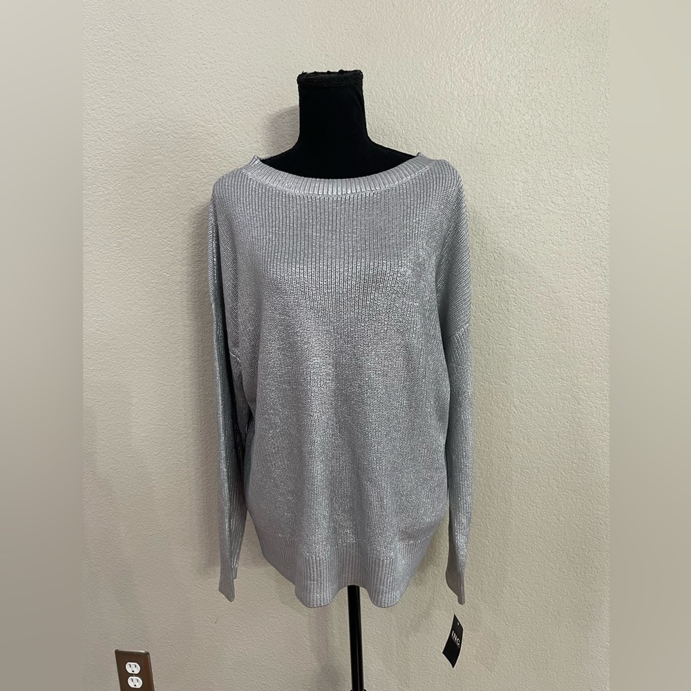INC International Concepts Silver Women's Sweater